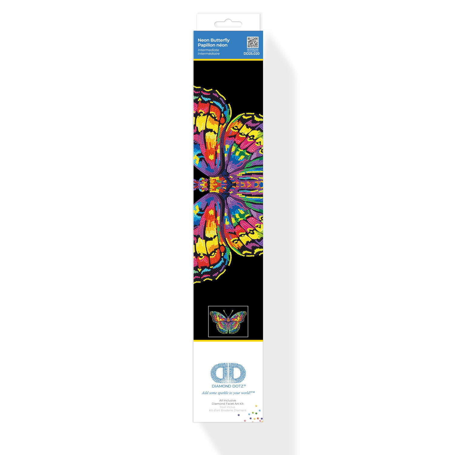 Diamond Painting Neon Schmetterling 35,5x45,7cm von Carletto Deutschland