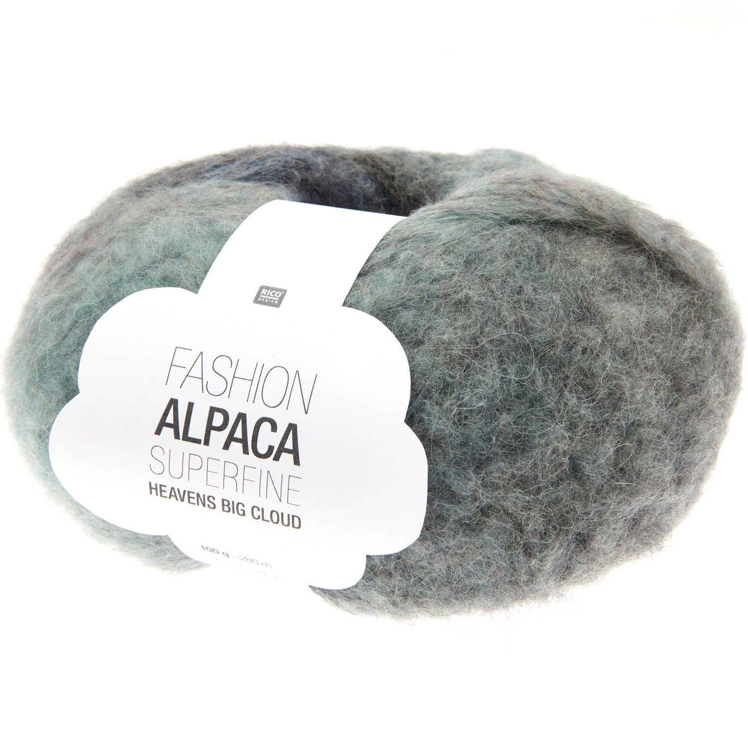 Fashion Alpaca Superfine Heavens Big Cloud: Weiches, hochwertiges Strickgarn von Rico Design in lebendigen Farben, ideal für kreative Strickprojekte.