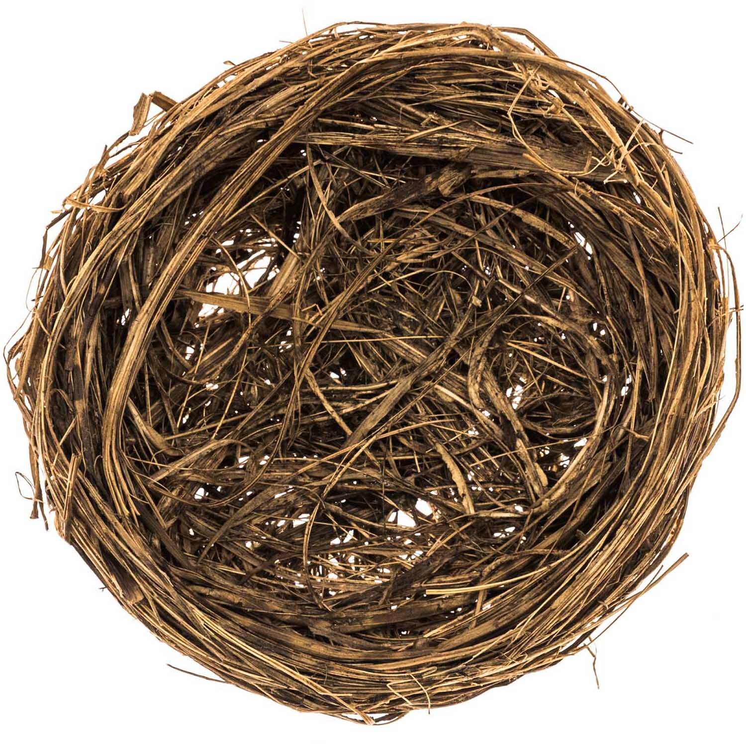 Deko Nest natur Ø=8cm 4 Stück von idee. Creativmarkt 