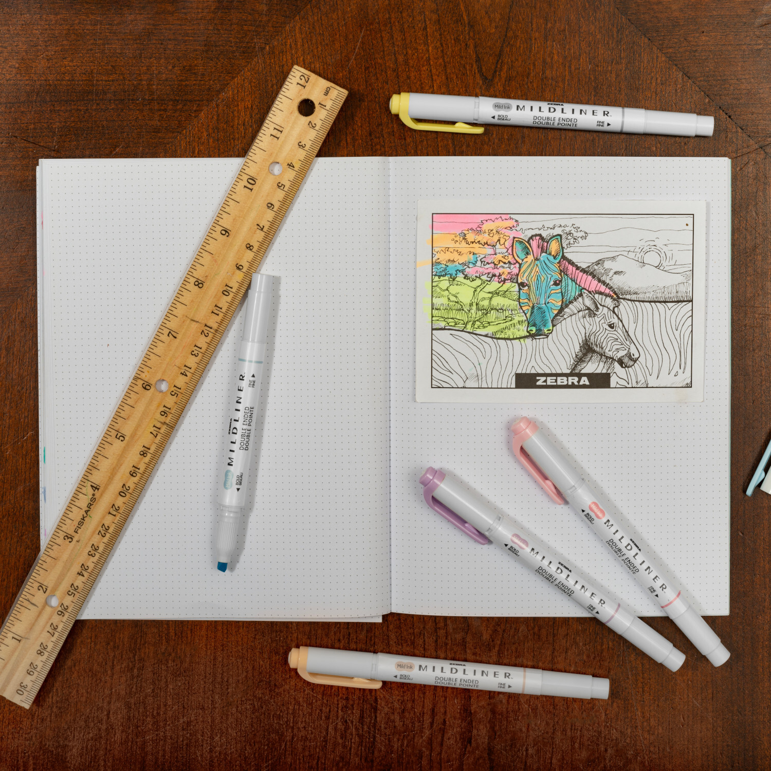 Mildliner Set Gentle 5-teilig von ZEBRA PEN (UK) 