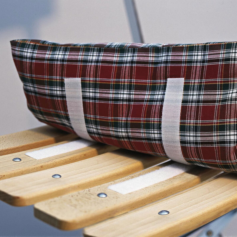 On & Off Klettband zum Aufkleben und Aufnähen 1m Farbe Weiß von Tesa