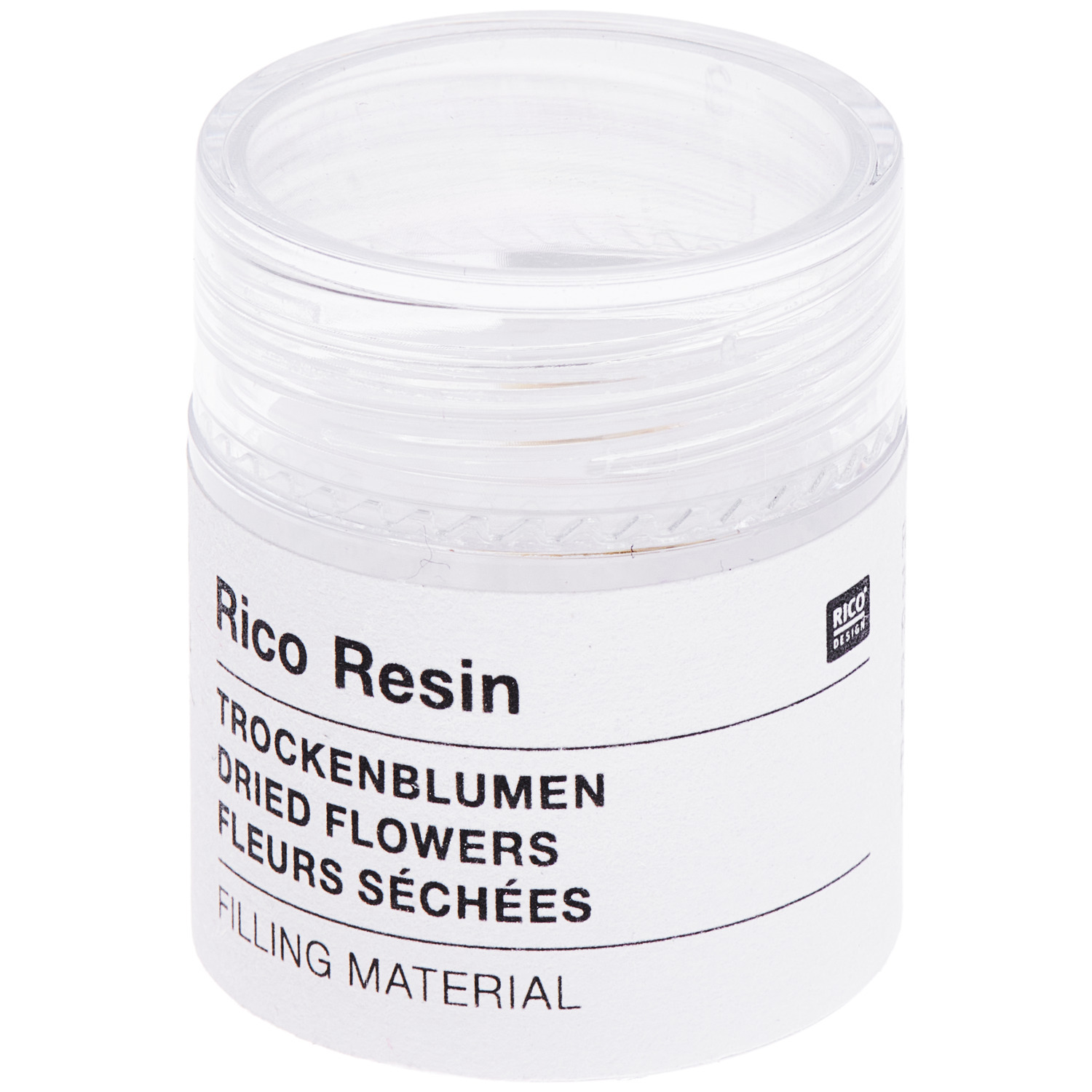 Füllmaterial für Resin Trockenblumen Weiß 15 Stück von Rico Design