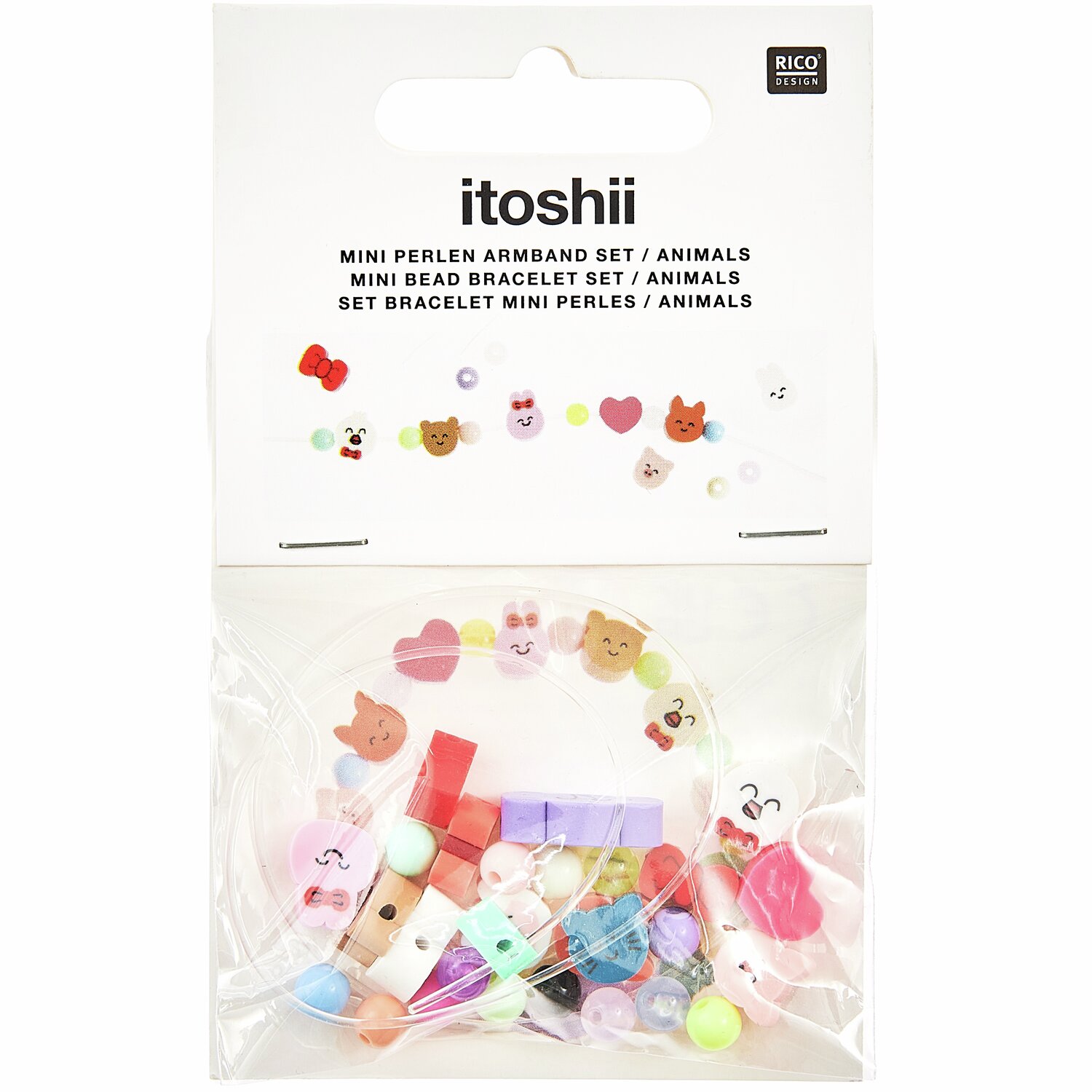 Mini Perlen Armband Set Chingu Animals von Rico Design