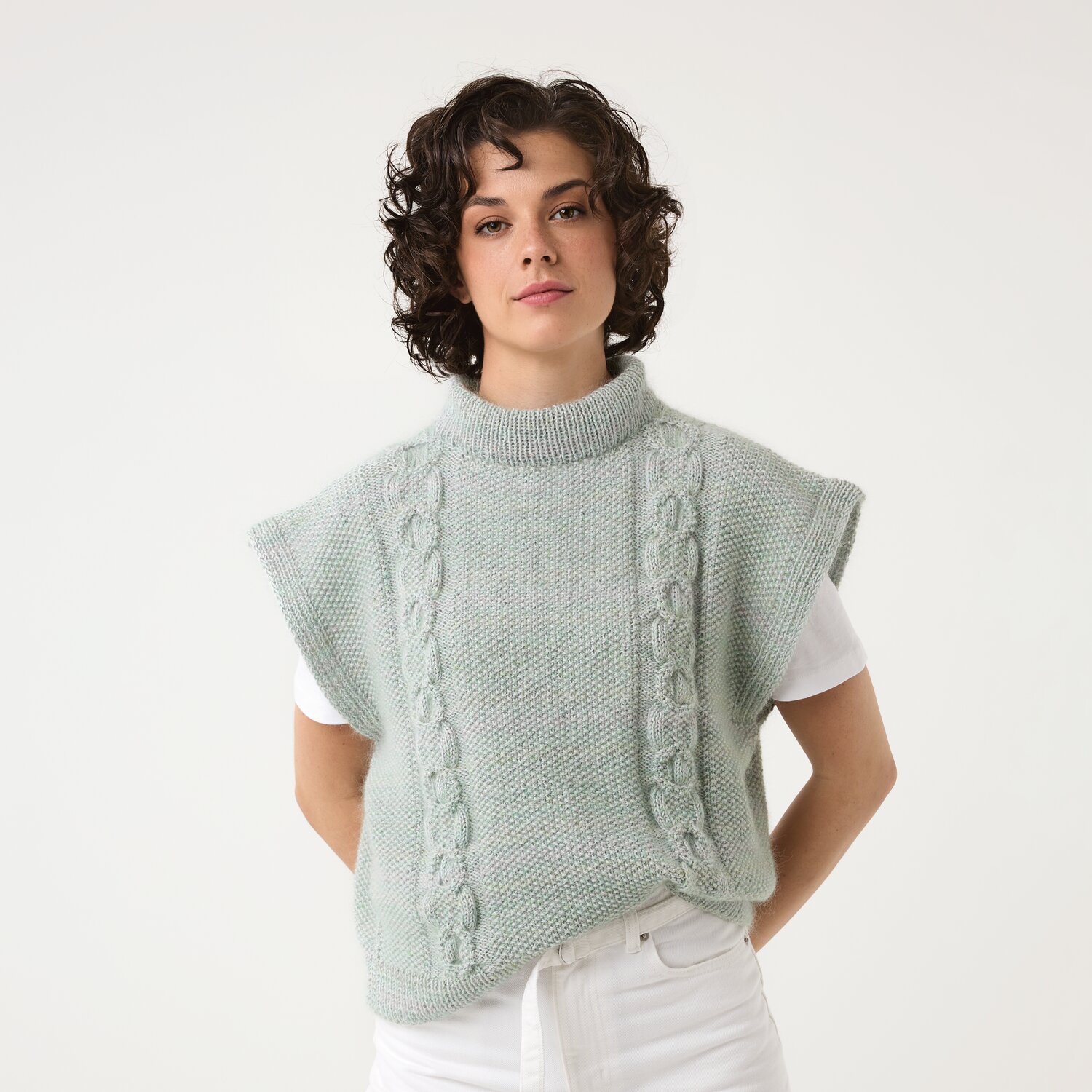 Strickset Pullunder Modell 16 aus Die Neue Masche No. 12 von idee. Creativmarkt