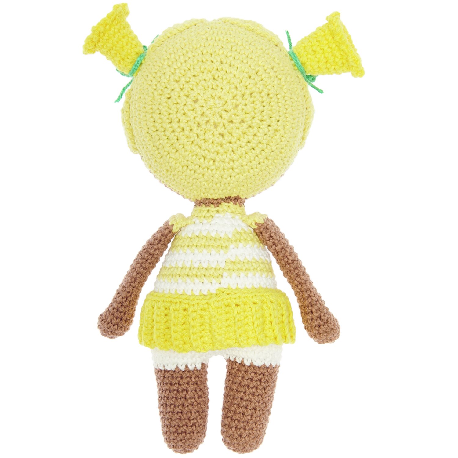 Creative Ricorumi dk: Gehäkelte Puppe in Gelb und Nougat von Rico Design. Perfekt für DIY-Projekte.