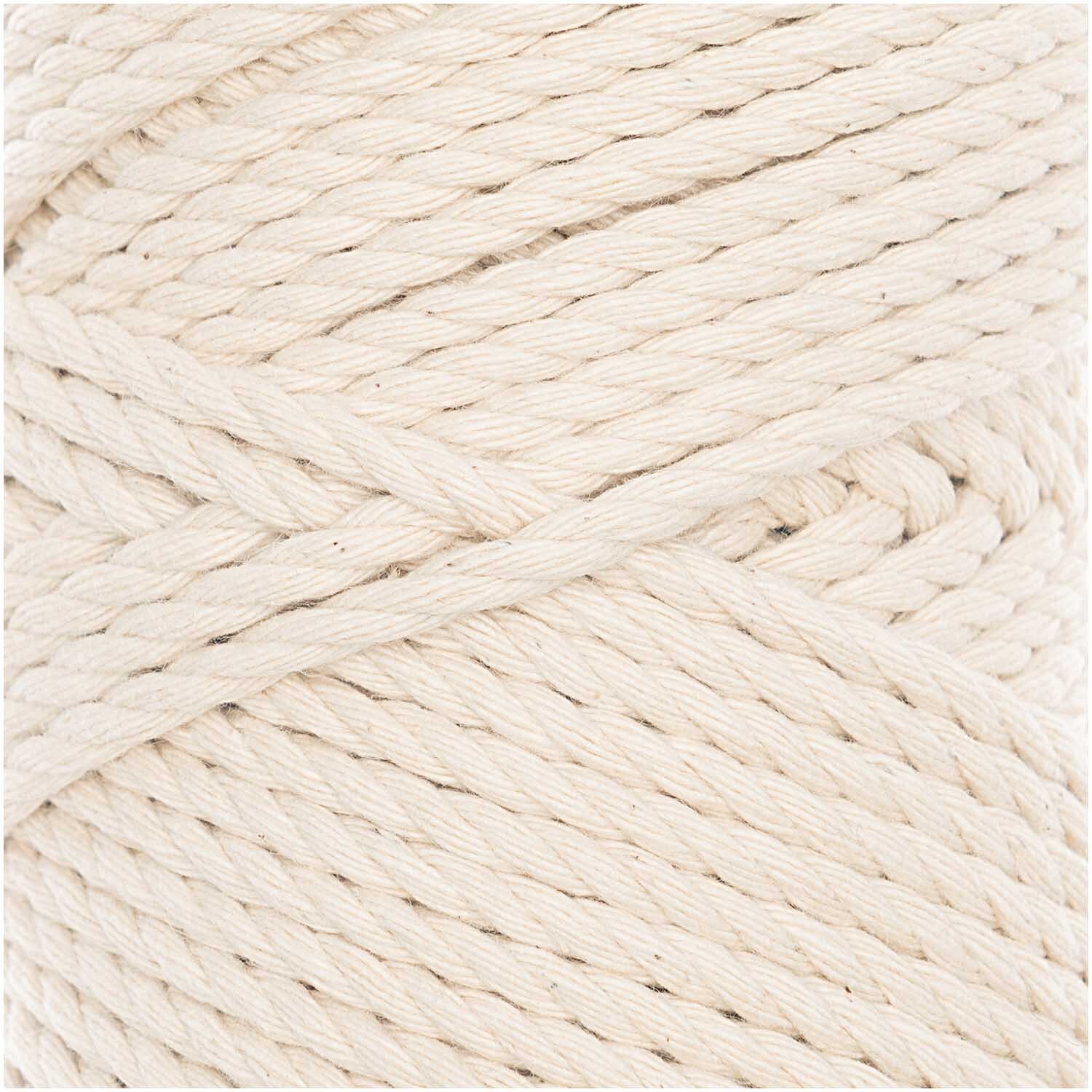 Creative Cotton Cord skinny Makramee-Garn 190g 55m Farbe Natur von Rico Design