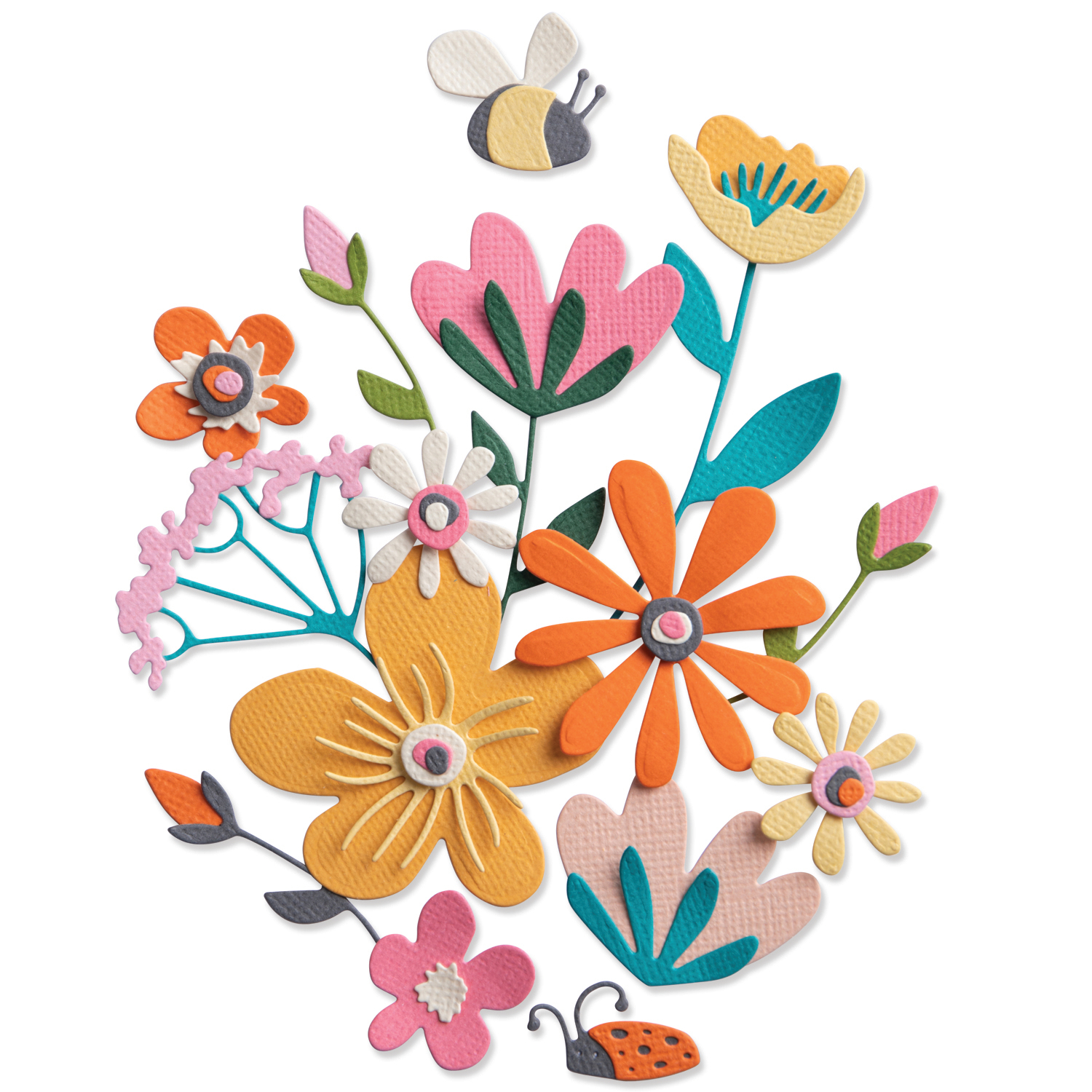 Thinlits Die Set Fabulous Bold Flora 16PK von idee. Creativmarkt
