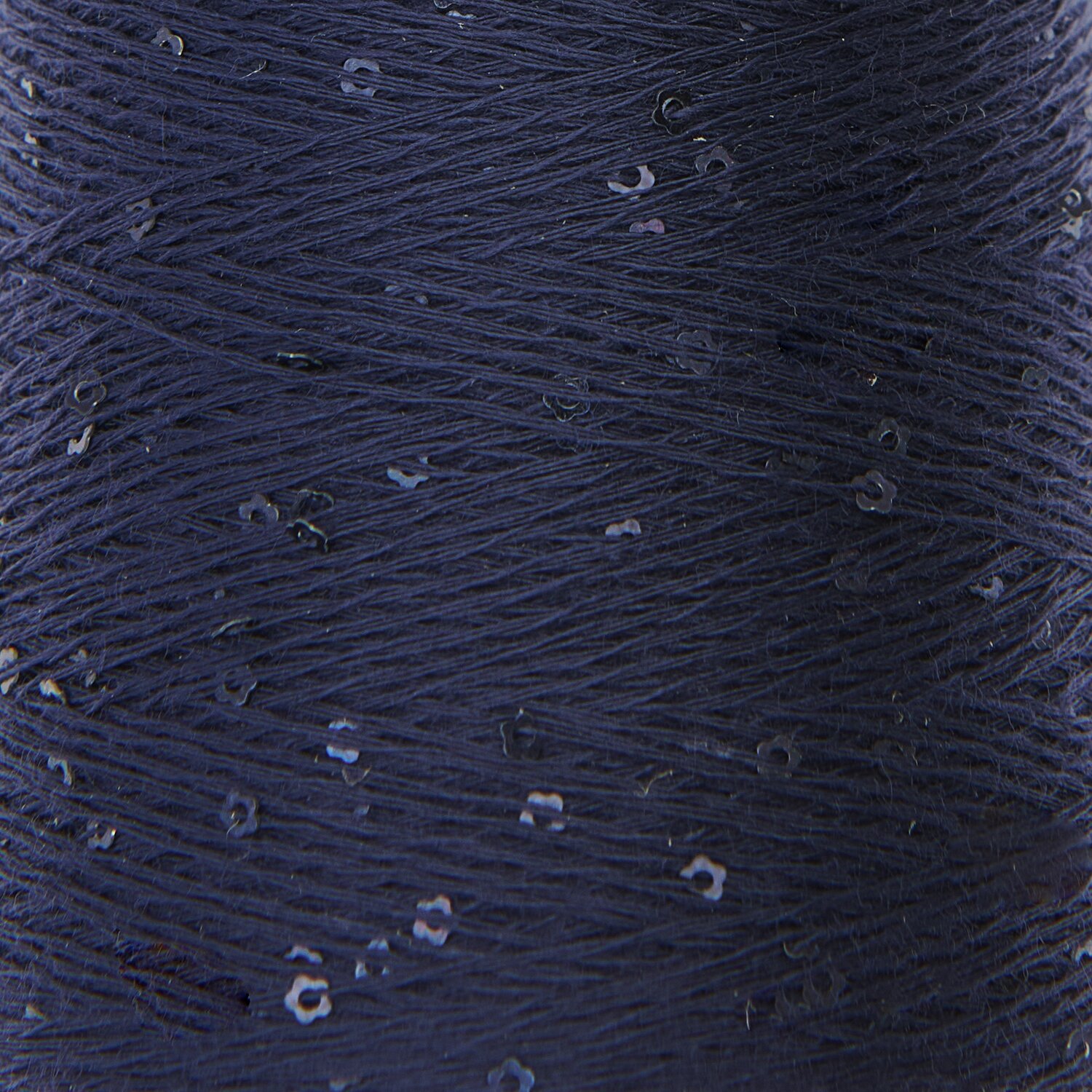 Creative Make It Blümchen, dunkelblaues Garn mit Pailletten, 25g 375m, ideal für Strickprojekte.