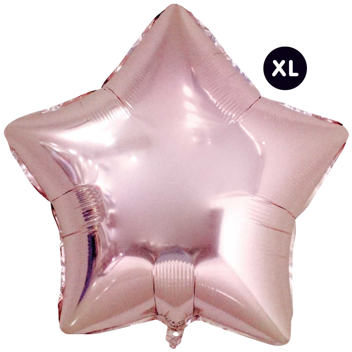 Folienballon Stern 86cm in XL-Größe, rosa, von Rico Design. Perfekt für festliche Anlässe.