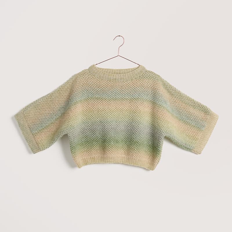 Gestricktes Shirt: Modell 19 aus dem Heft Lovewool No. 22