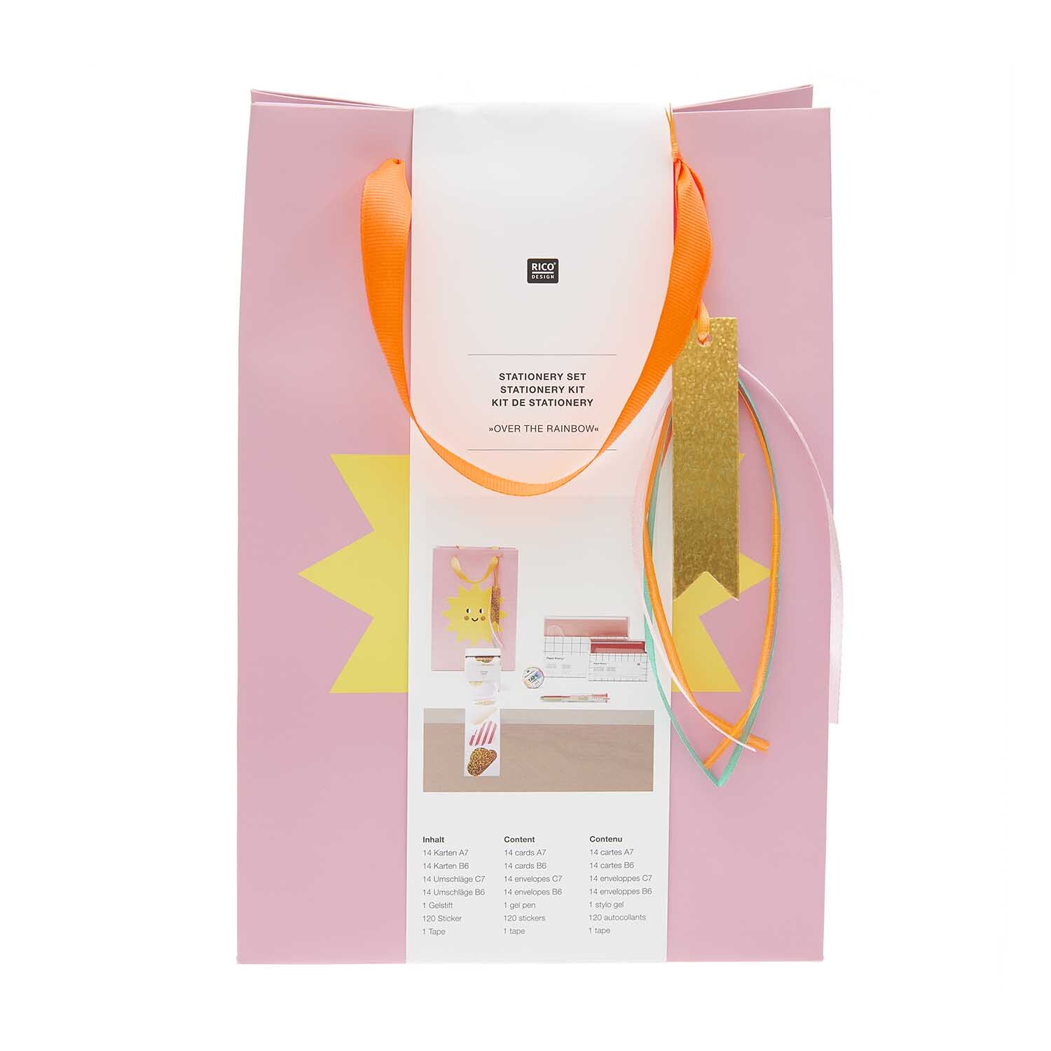 Stationery Set Over The Rainbow von Rico Design