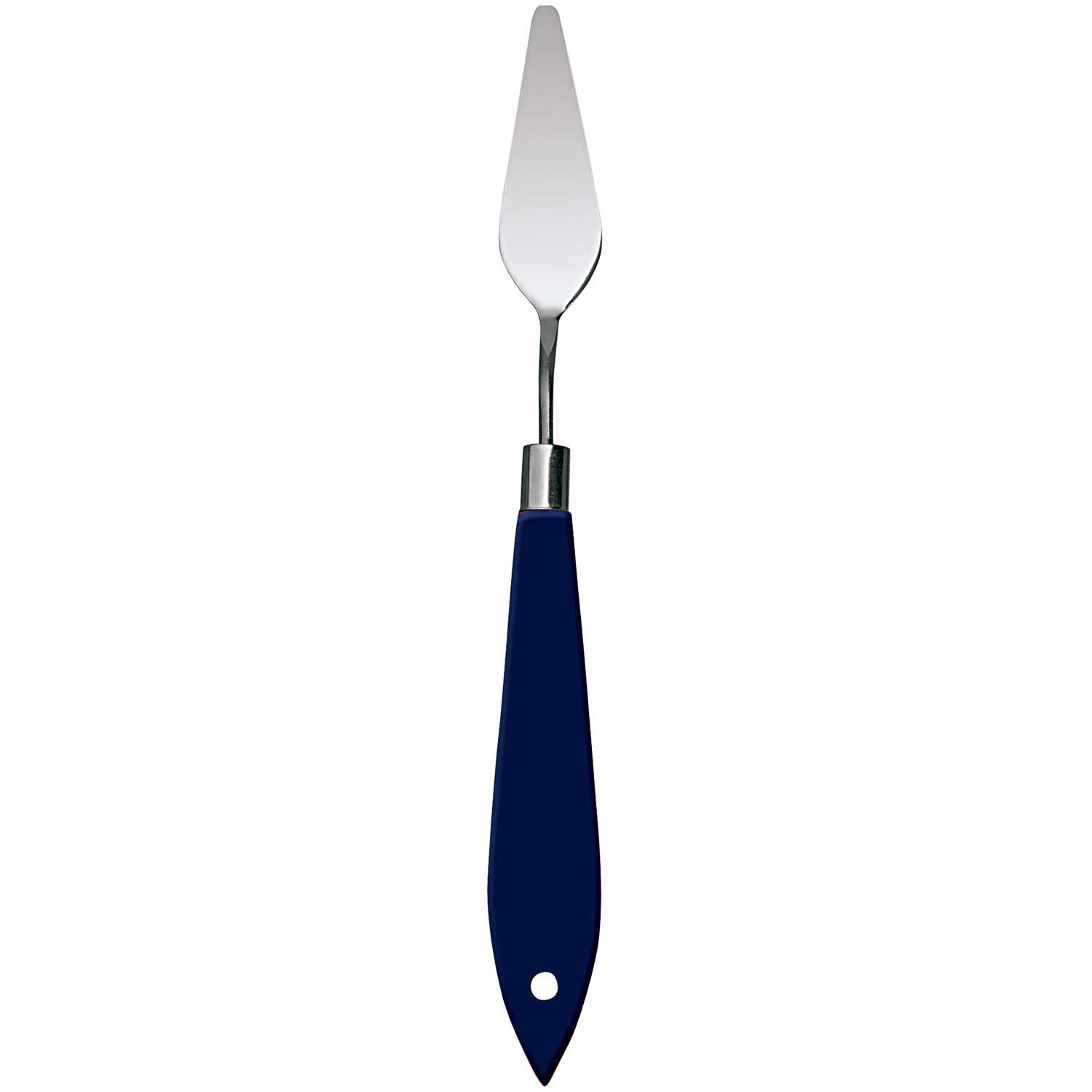Spachtel blau Nr.8 von Rico Design mit blauem Griff und silberner Klinge, ideal für kreative Arbeiten.