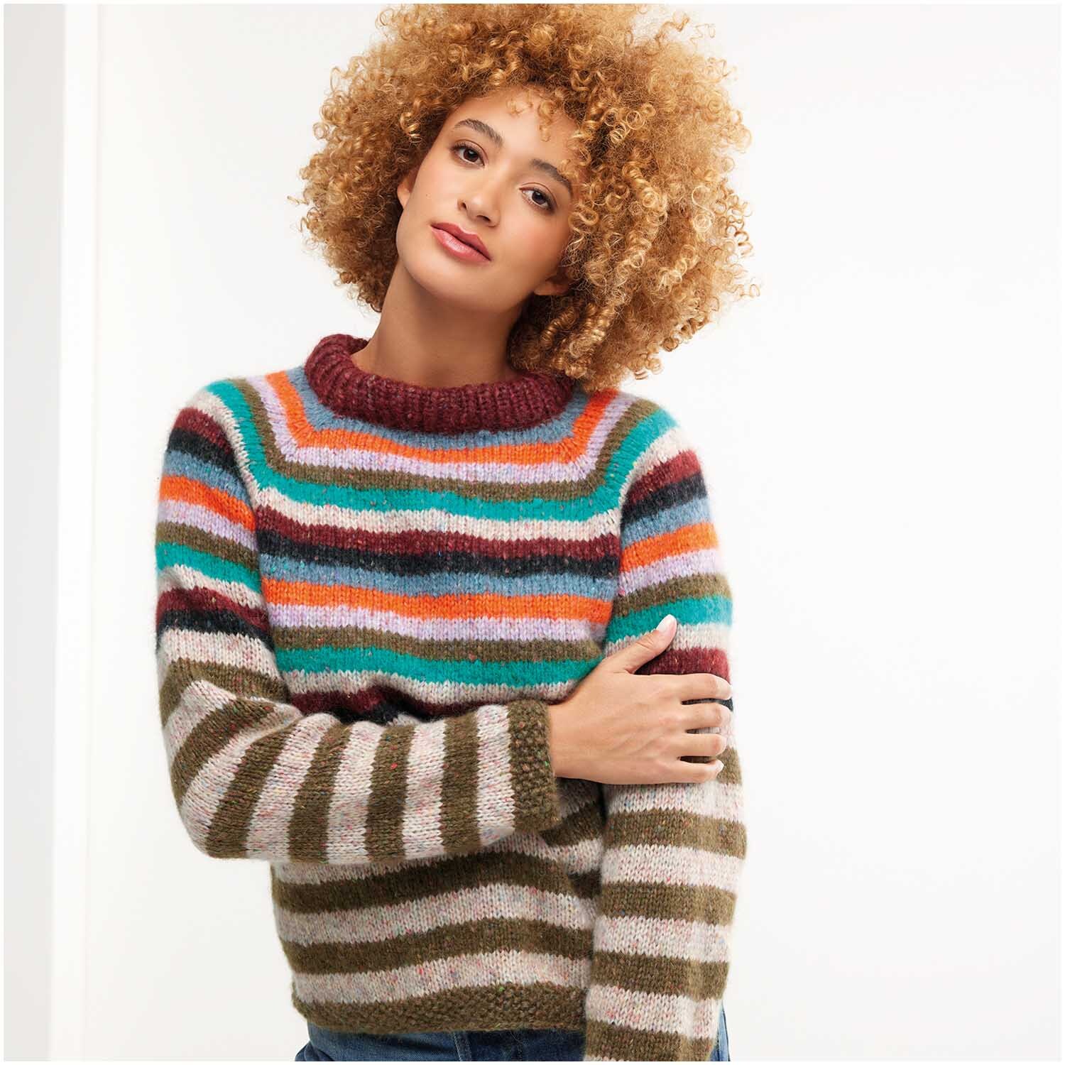 Strickset Pullover Modell 19 aus Die Neue Masche Nr. 7 von idee. Creativmarkt