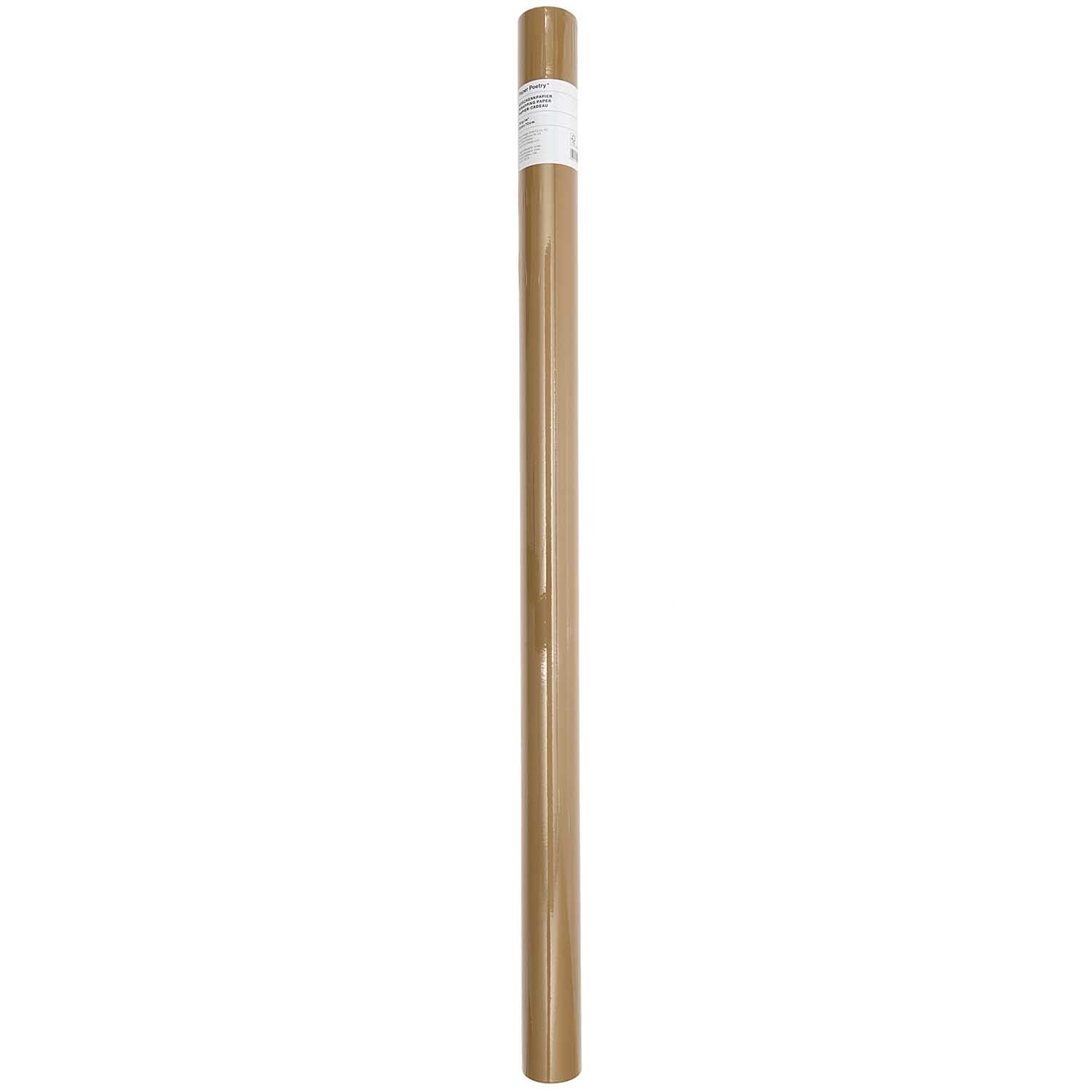 Paper Poetry Geschenkpapier uni khaki 70cm 2m von Rico Design