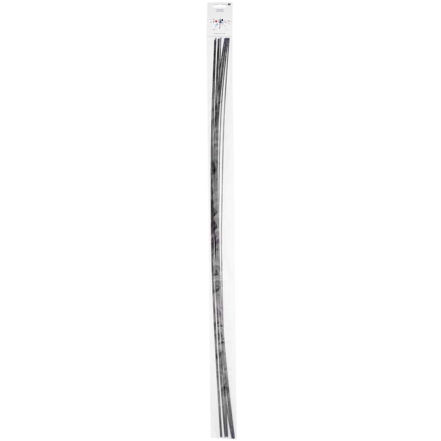 Papierdraht 1,8mm 1m 10 Stück von Rico Design in Schwarz, ideal für kreative Bastelprojekte.