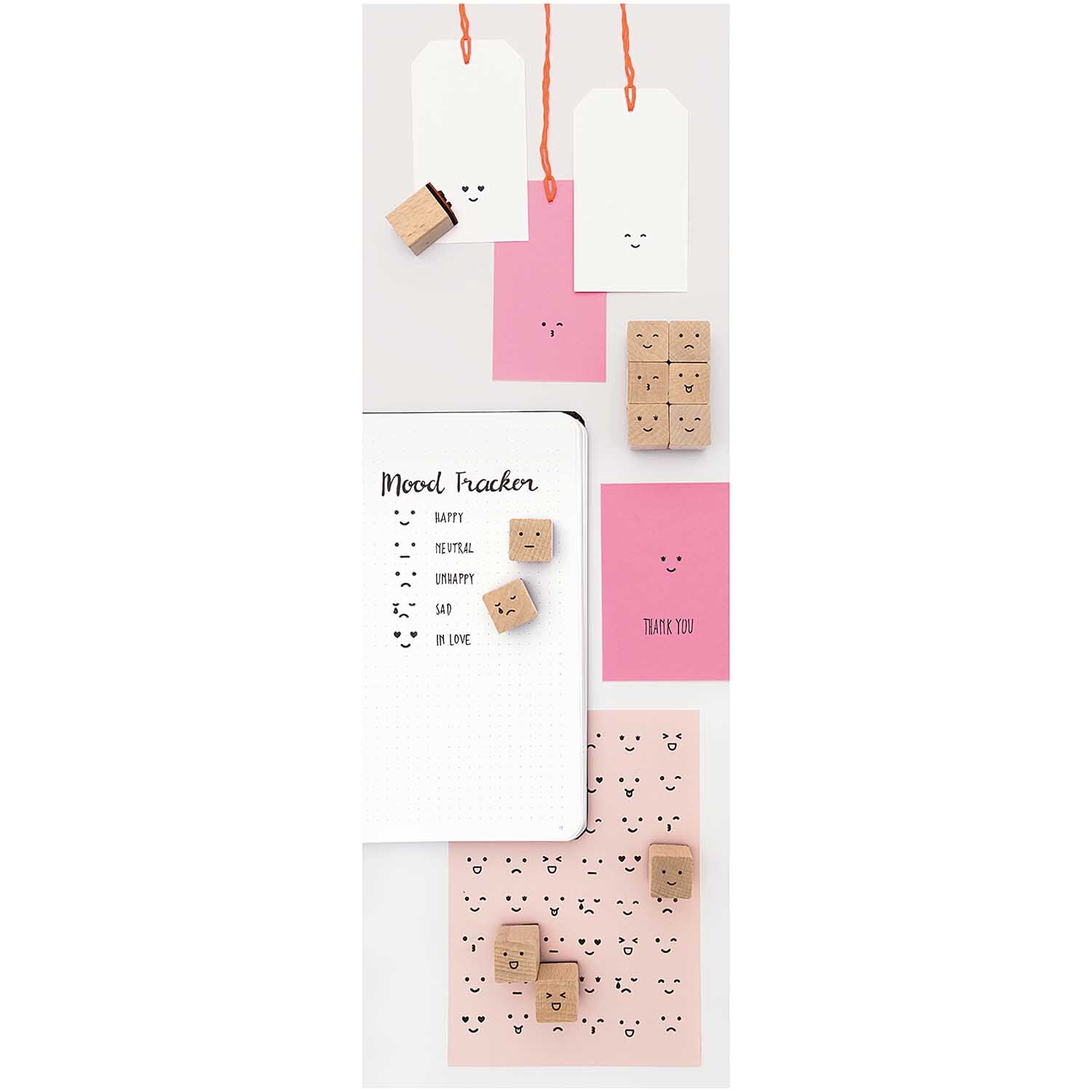Paper Poetry Stempelset Smile 13-teilig von Rico Design