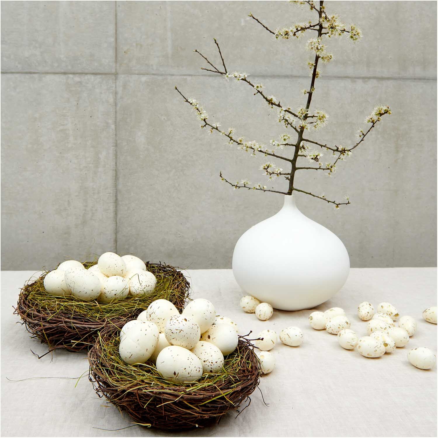 Naturnest mit Ostergras 25cm von Rico Design