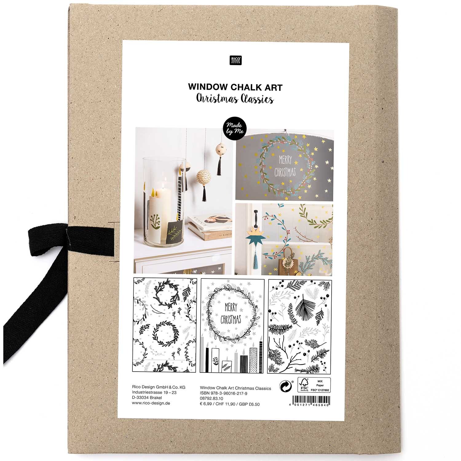 Vorlagenmappe Christmas Classics Fenster- und Glasmalerei mit Kreidestiften von Rico Design