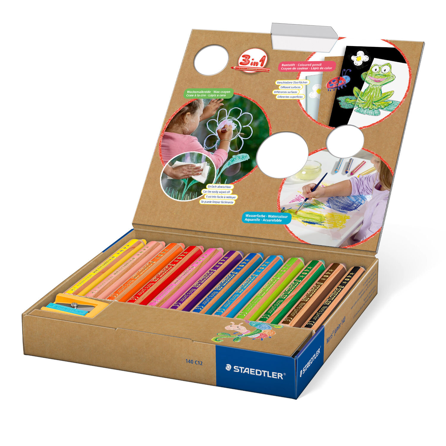 Noris Junior Buntstift Set 12 Stück von STAEDTLER