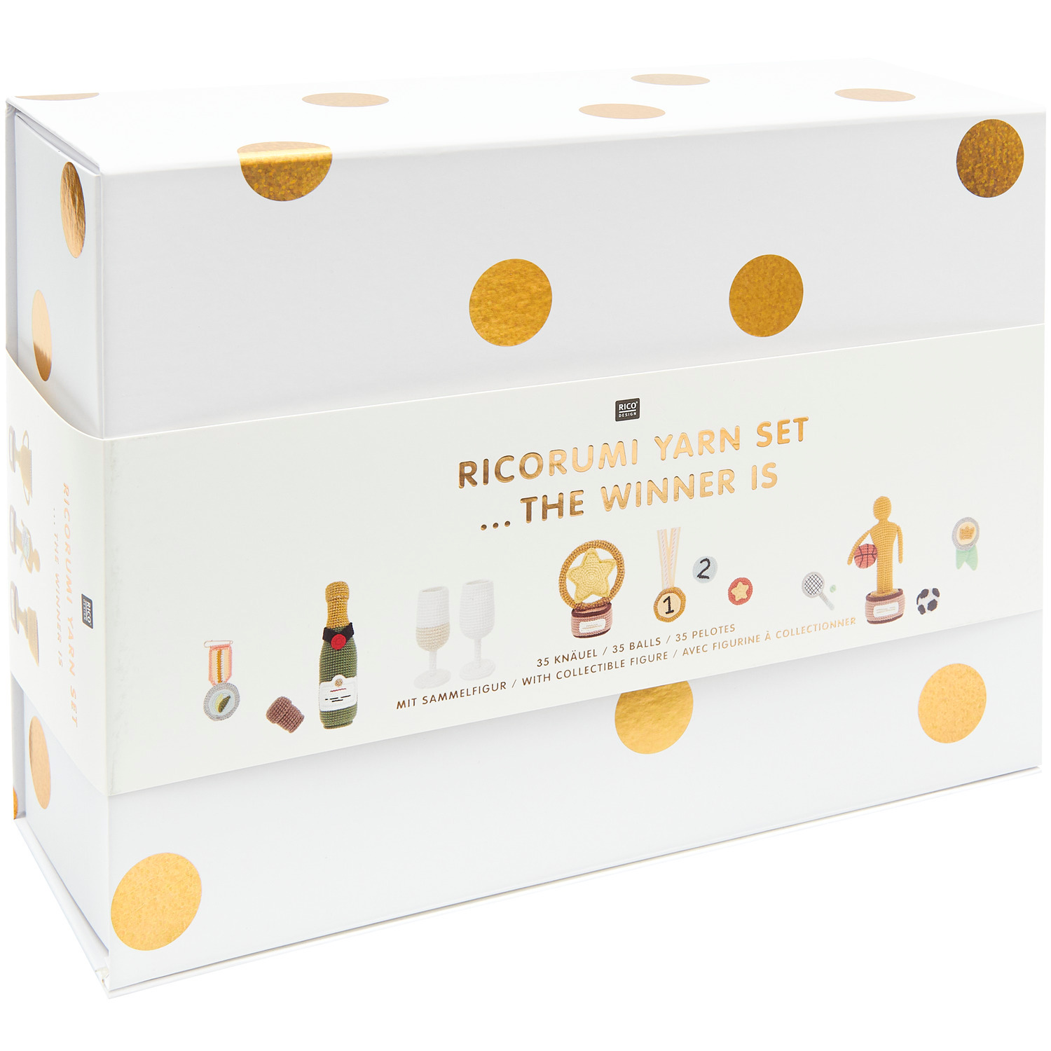 Ricorumi Set “The Winner is…" 35-teilig von Rico Design