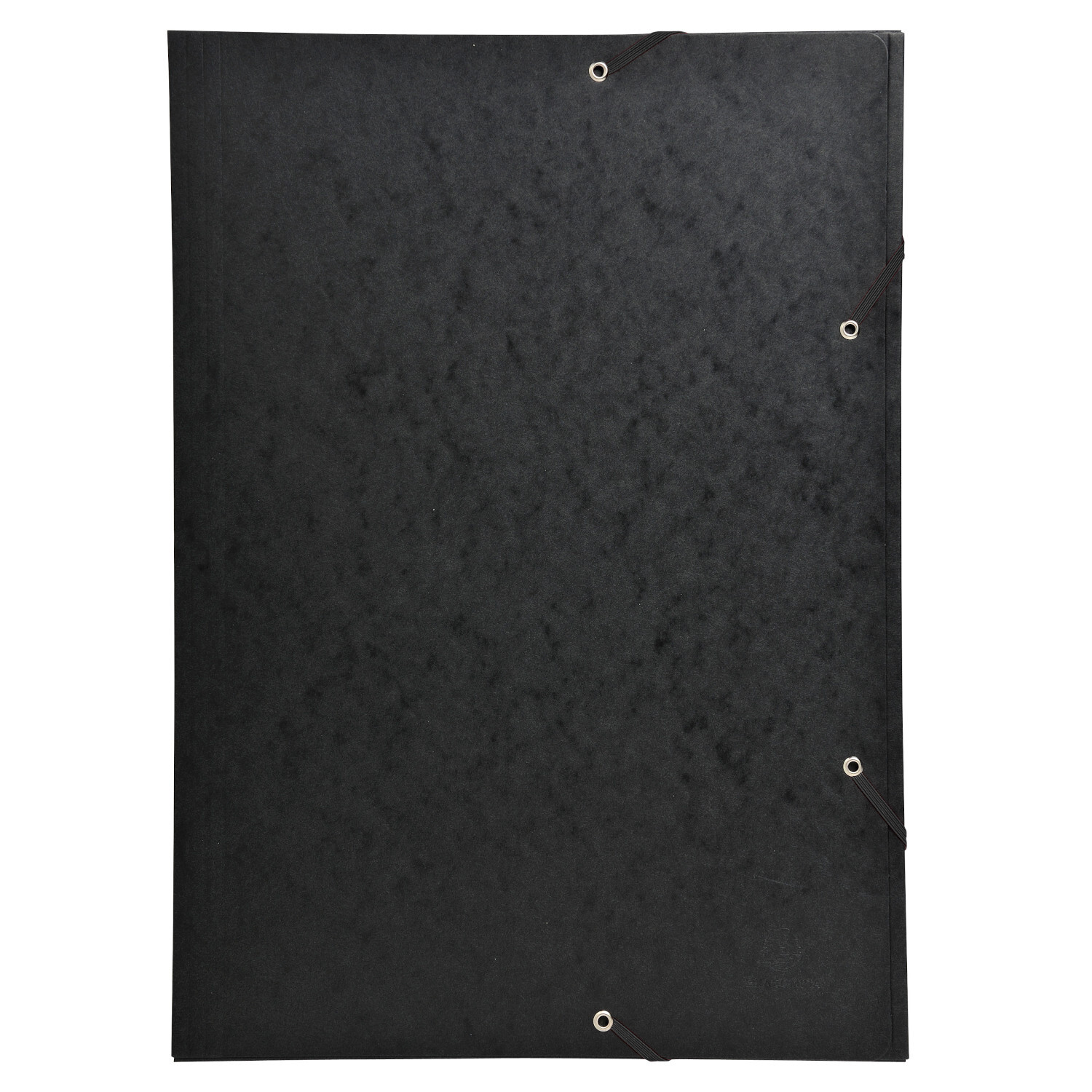 Sammelmappe mit Gummizug A3, schwarz, 600g/m², ideal für Dokumentenaufbewahrung und Organisation.