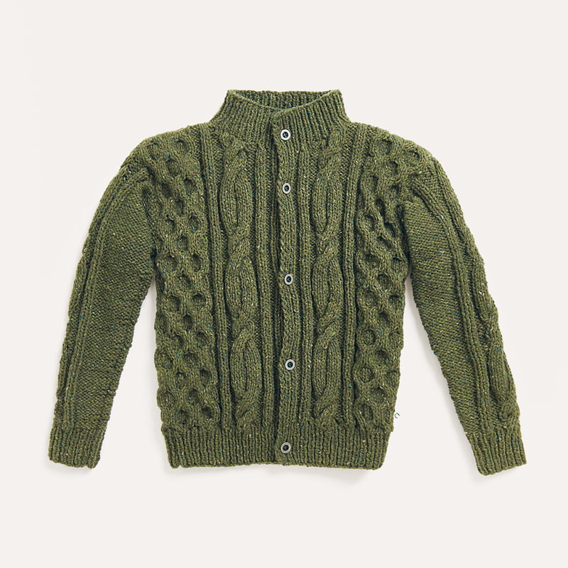 Gestrickte Kinderjacke: Modell 24 aus dem Heft Trachten Special I mog di