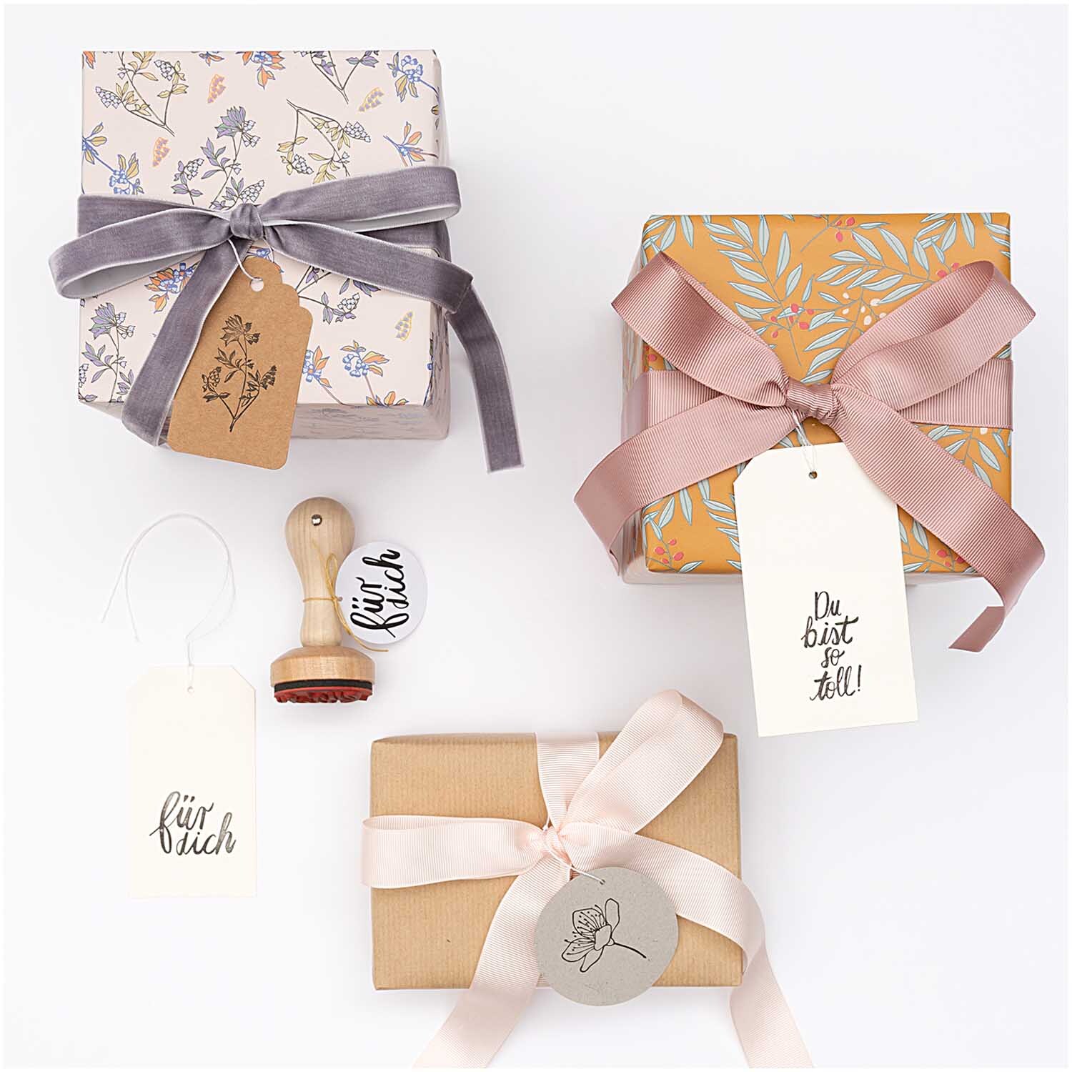 Paper Poetry Stempel Du bist so toll! 4,5x4,5x8cm von Rico Design