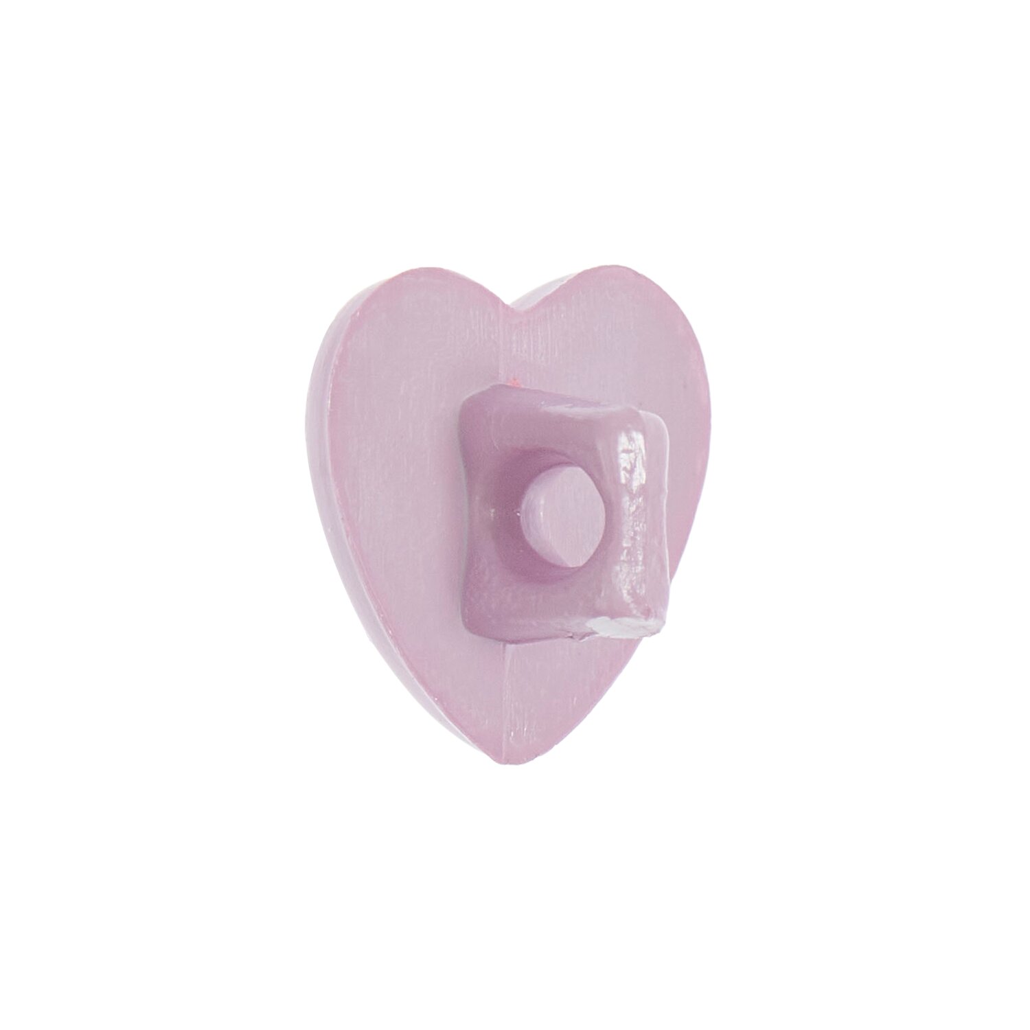 Knöpfe Herz 1,1x1,1cm 6 Stück Farbe Pastell von Rico Design