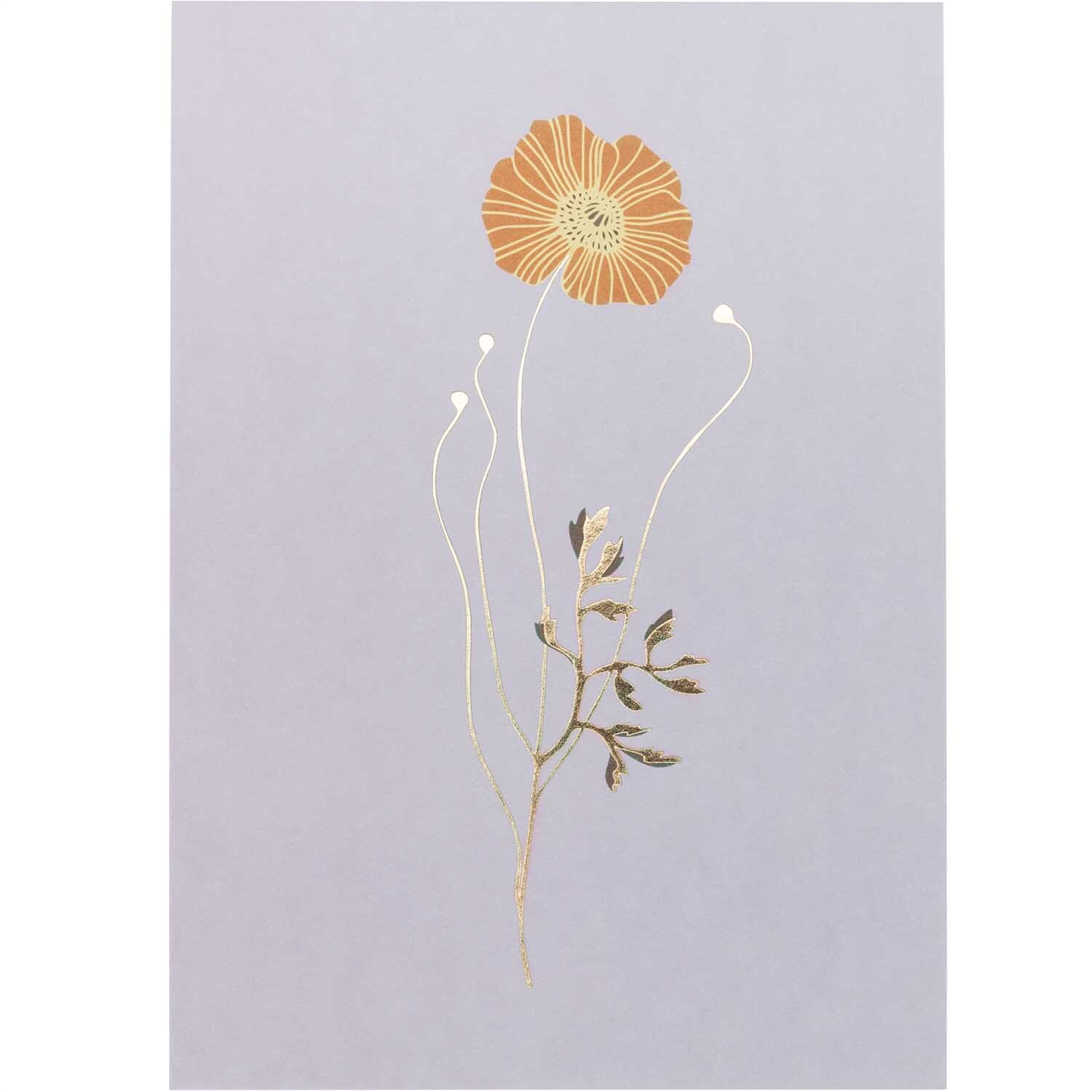 Paper Poetry Postkartenblock Blumen 15 Stück von Rico Design