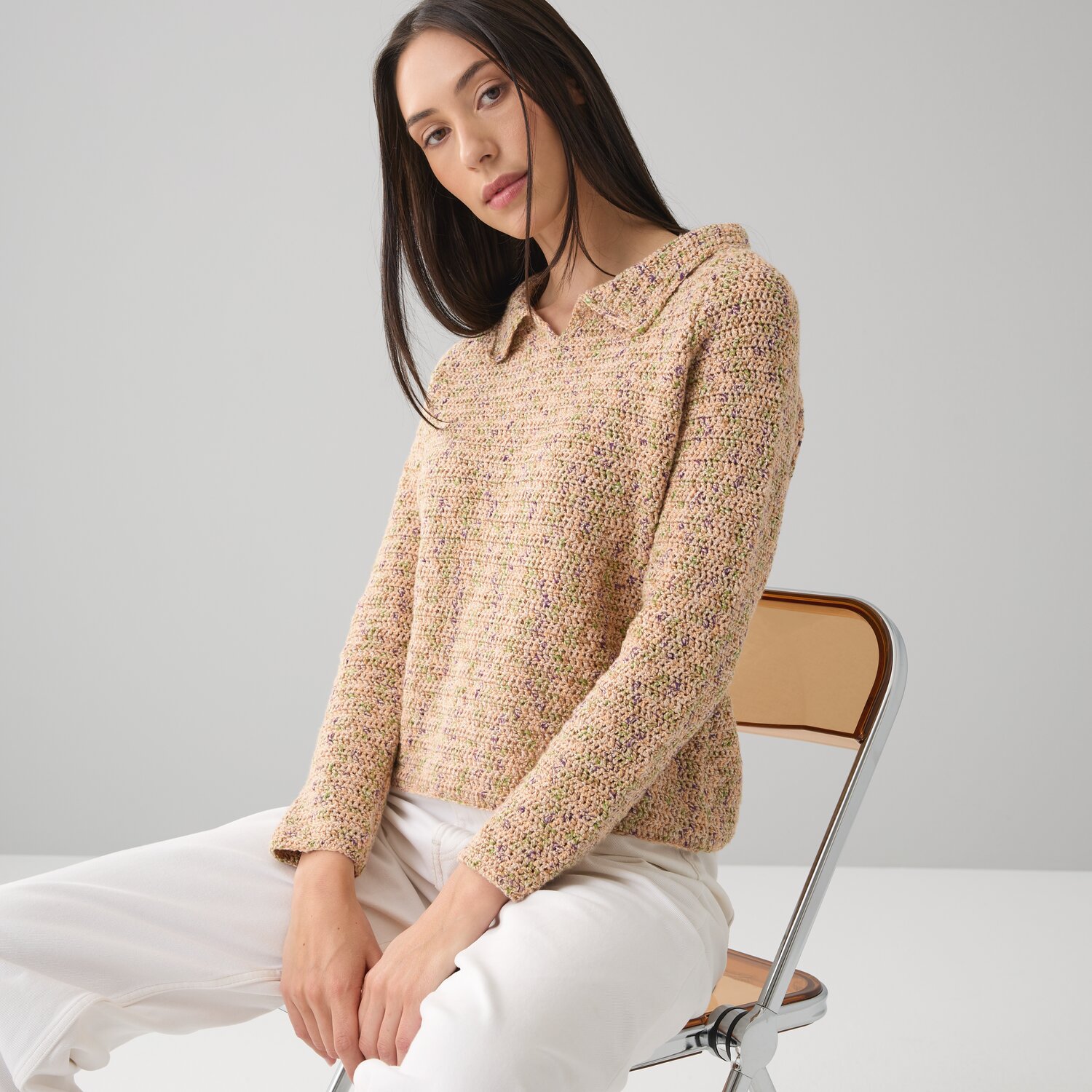 Häkelset Pullover Modell 15 aus Die Neue Masche No. 15 von idee. Creativmarkt