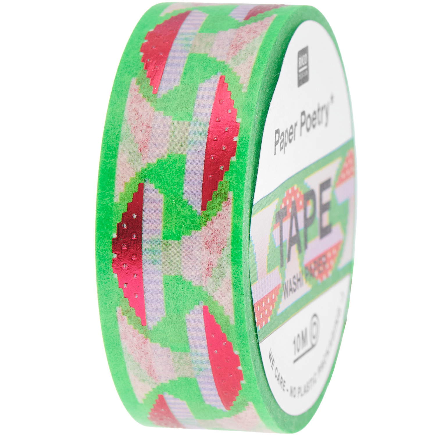 Paper Poetry Tape Shrooom Pixel 1,5cmx10m von Rico Design