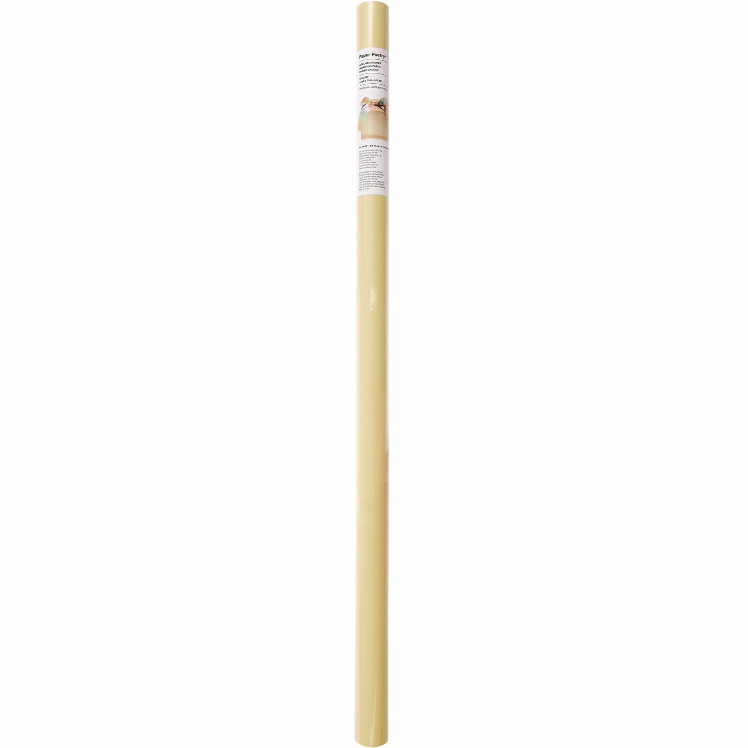 Paper Poetry Geschenkpapier Lack 0,7x2m Farbe Pfirsich von Rico Design