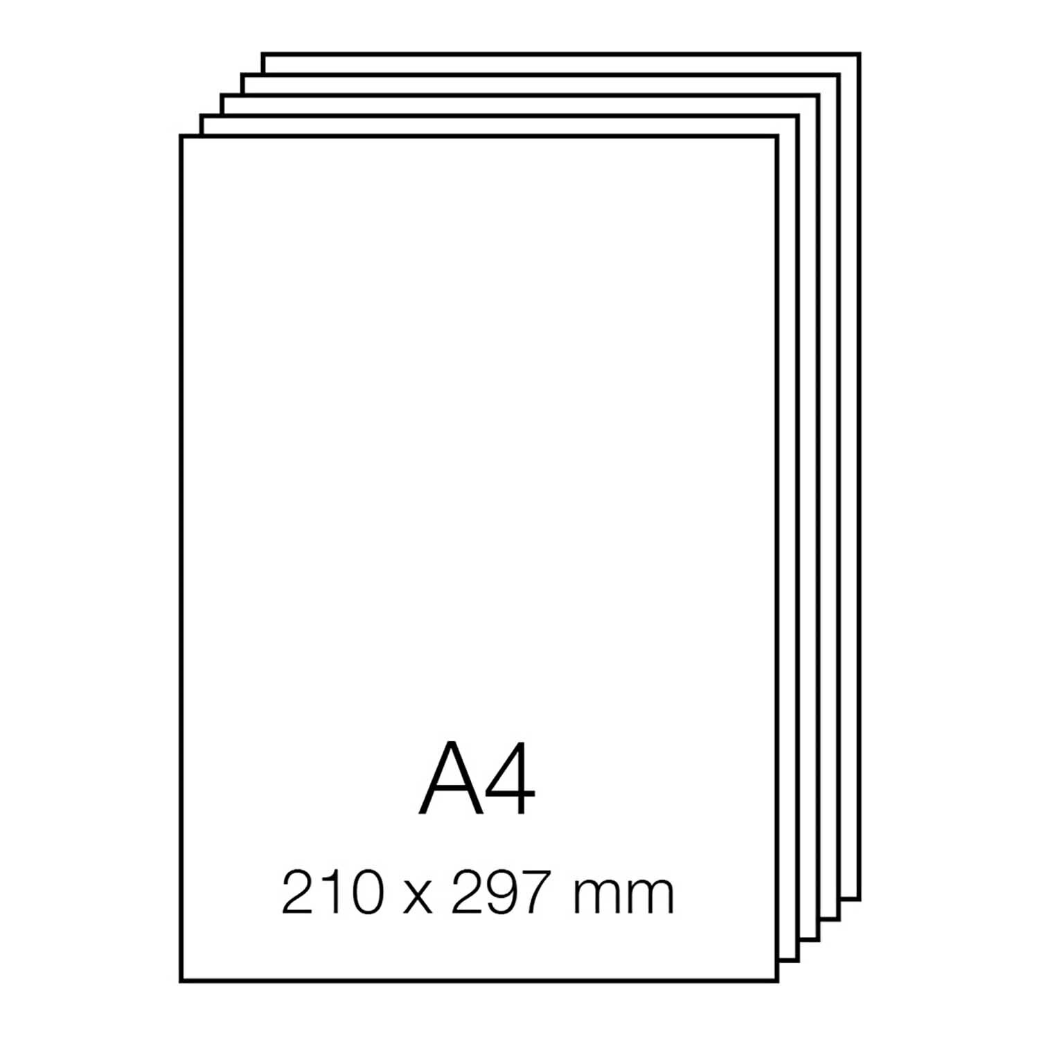 Paper Poetry Luxury Karten A4, 5 Stück, marineblau, von Rico Design. Ideal für kreative Projekte.