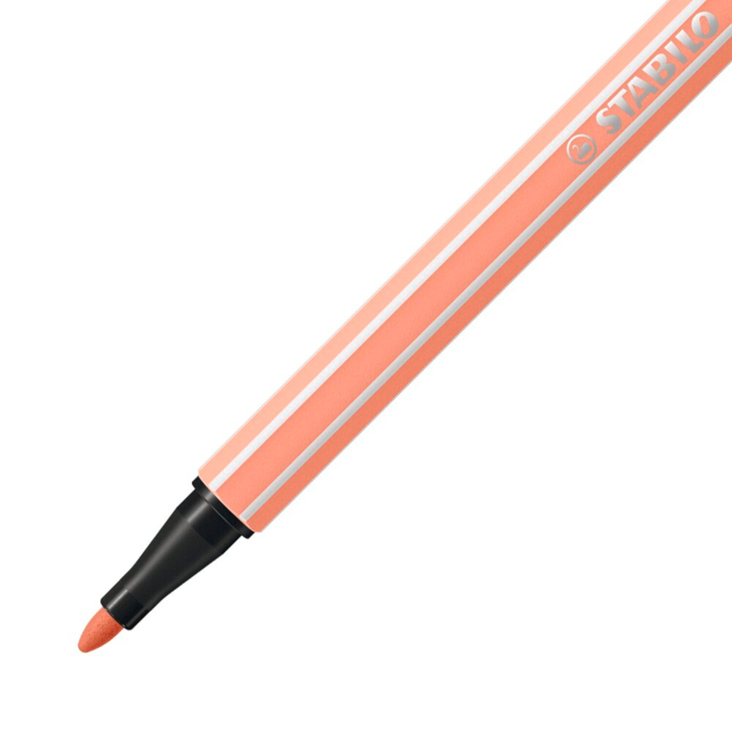 Pen 68 im Kartonetui 12 Farben, STABILO Filzstift in Orange, ideal für kreative Projekte.