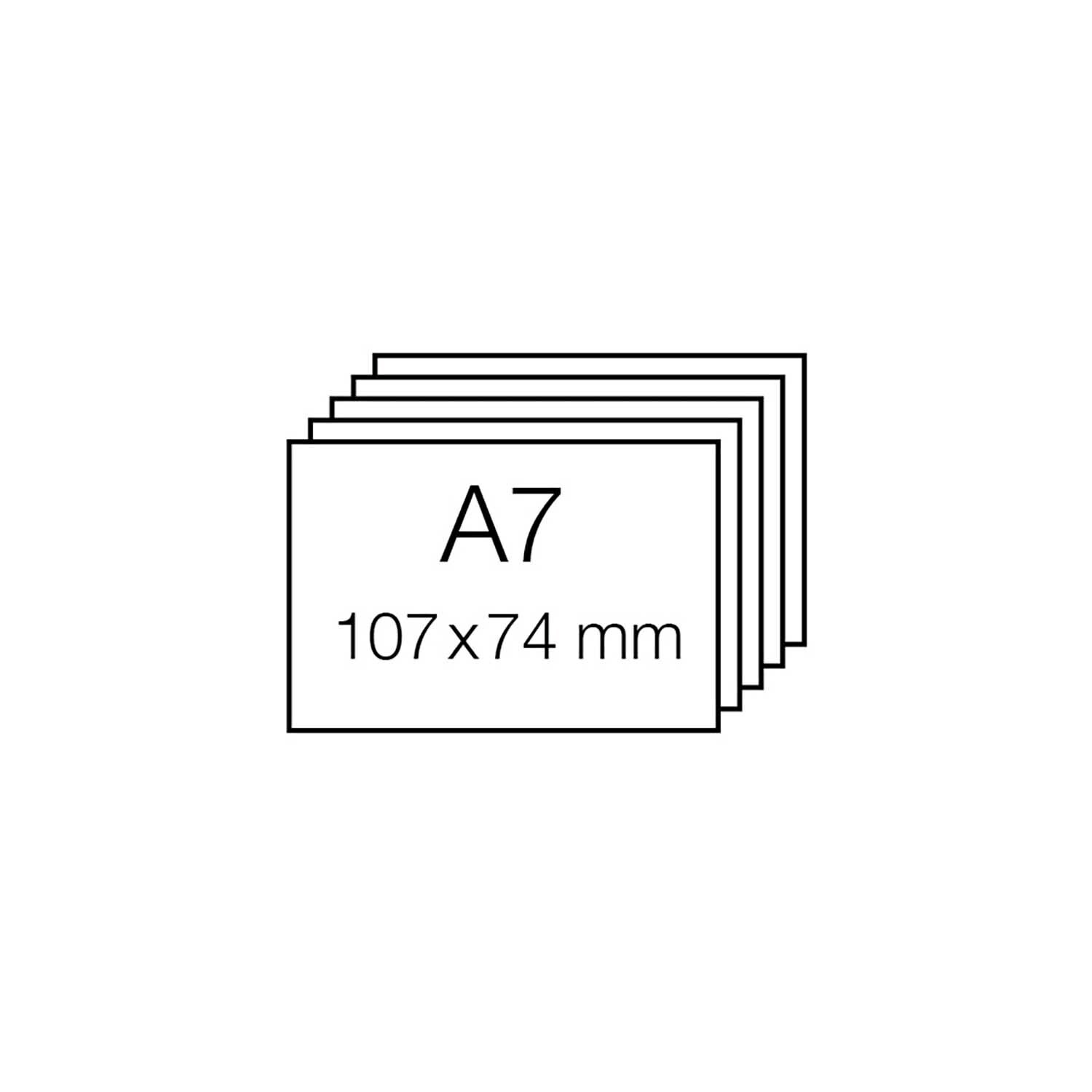 Paper Poetry Luxury Karten A7 5 Stück Farbe Weiß von Rico Design