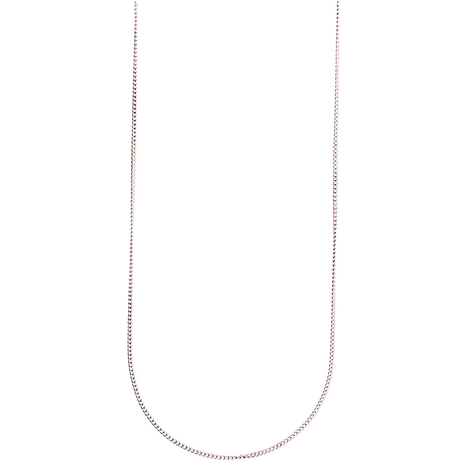 Mix it Up - Jewellery Gliederkette, 45cm lang, von Rico Design. Elegante silberne Kette auf weißem Hintergrund.