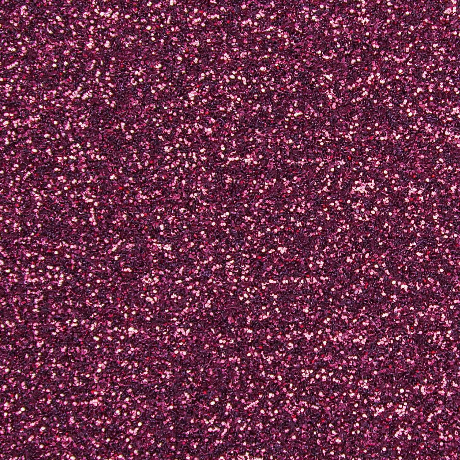Iron On Glitter Bügelfolie 30,5x30,5cm 3 Stück. Glitzernde Oberfläche in dunklem Pink von Cricut, ideal für kreative Projekte.