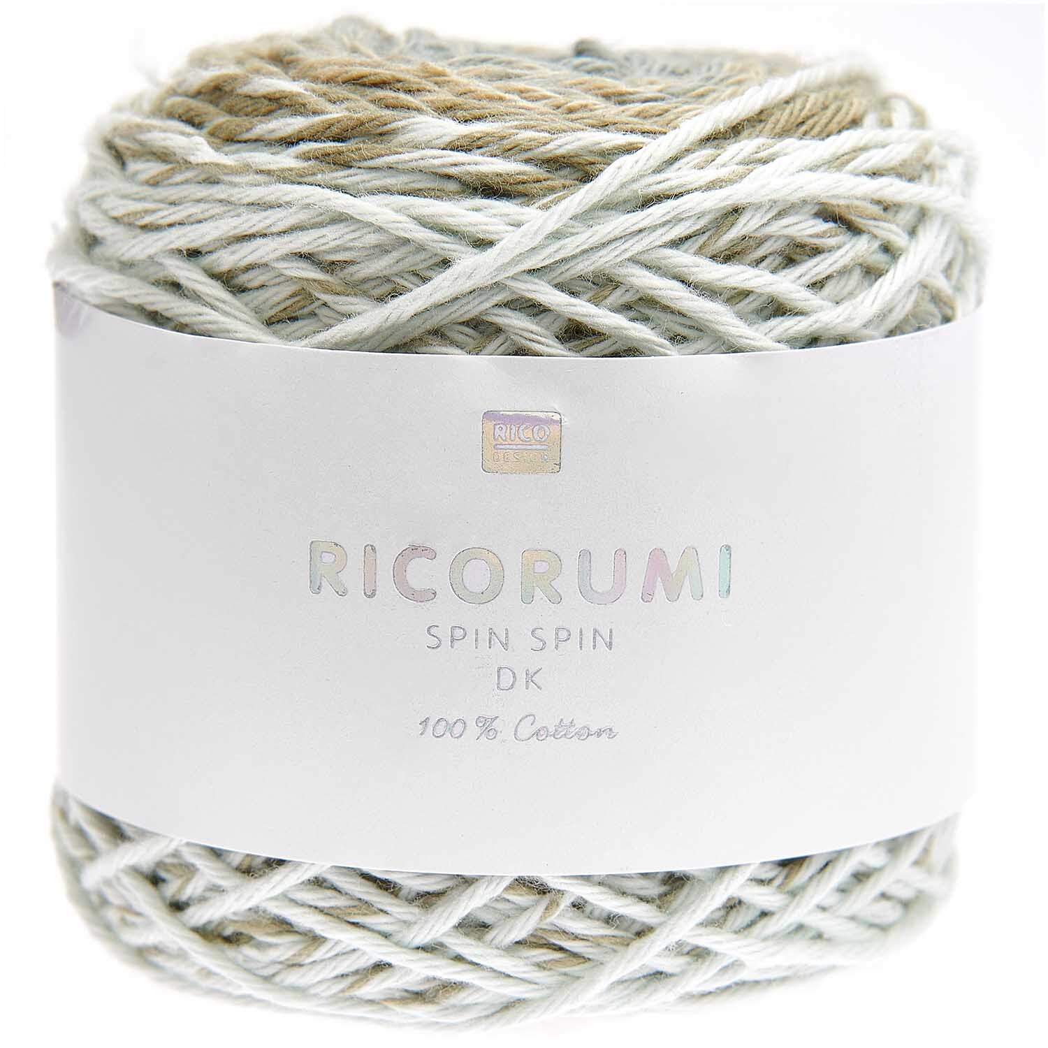 Ricorumi Spin Spin dk Häkelset Mountain-Head, 50g Garn in Patina von Rico Design, ideal für kreative Häkelprojekte.