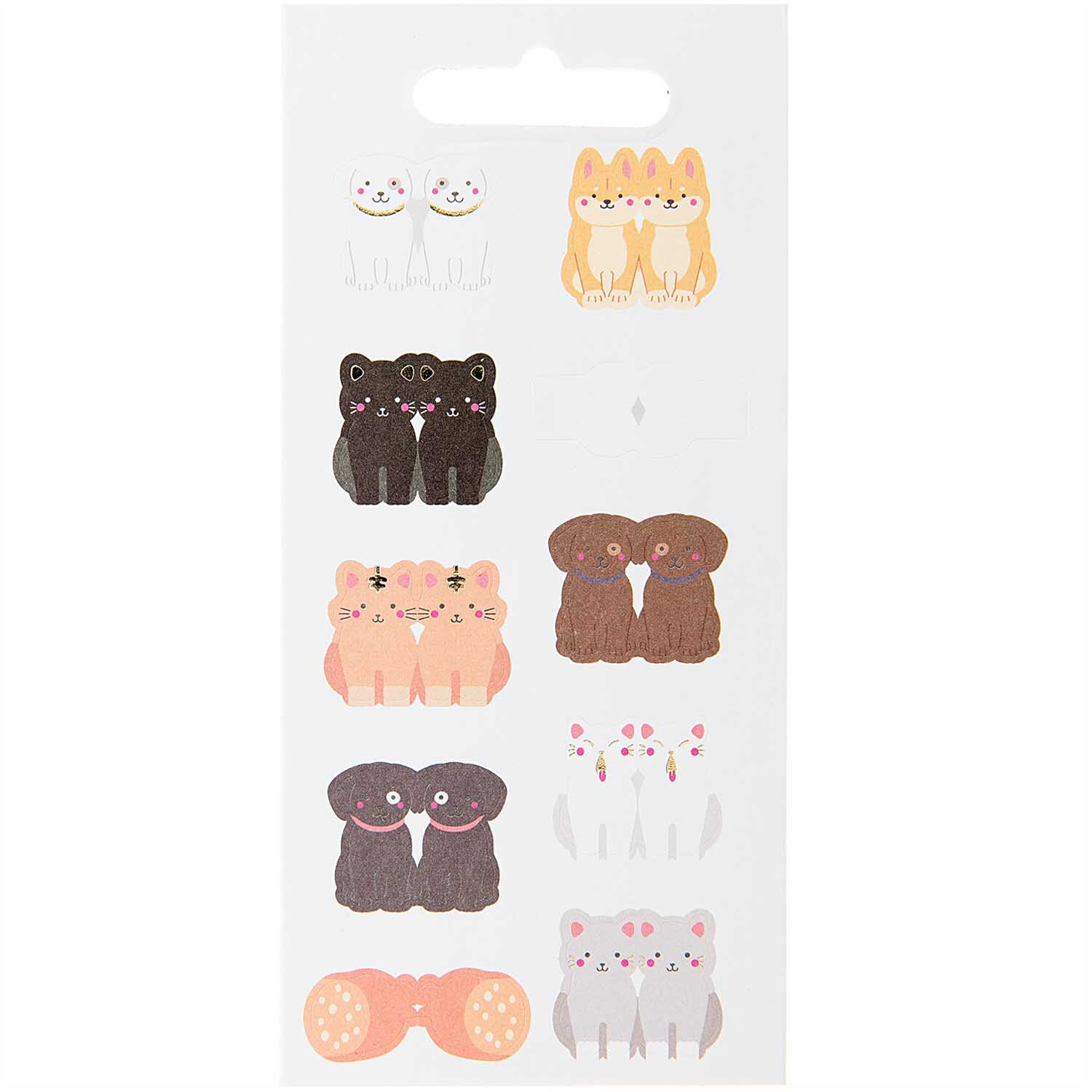 Paper Poetry Stickerbuch Register Tiere 10 Blatt von Rico Design