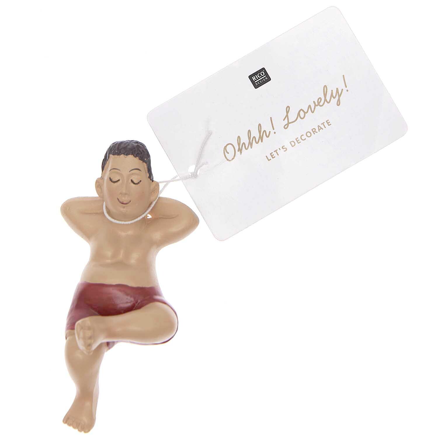 Deko-Figur Urlauber 8x5cm von Rico Design