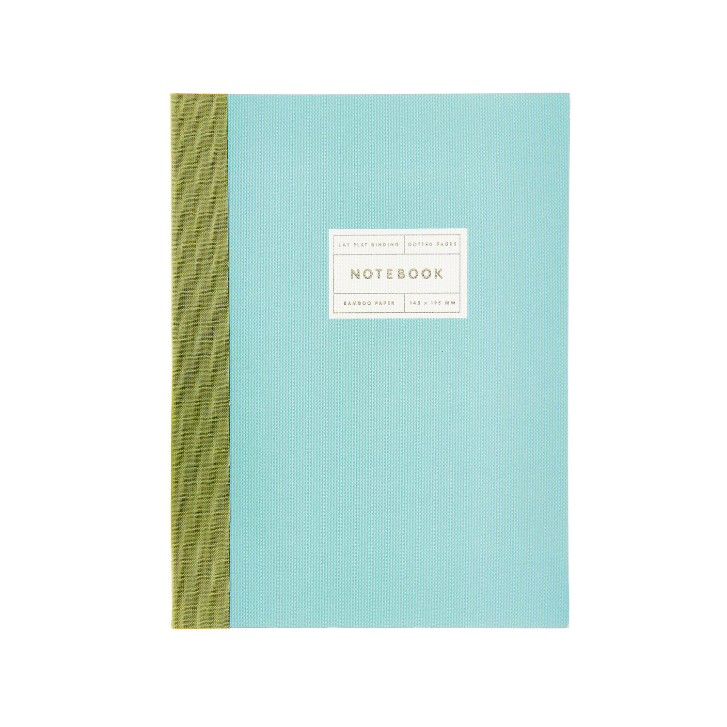 Paper Poetry Notizbuch S mit mintfarbenem Einband und silbernem Rand von Rico Design. Ideal für Notizen.