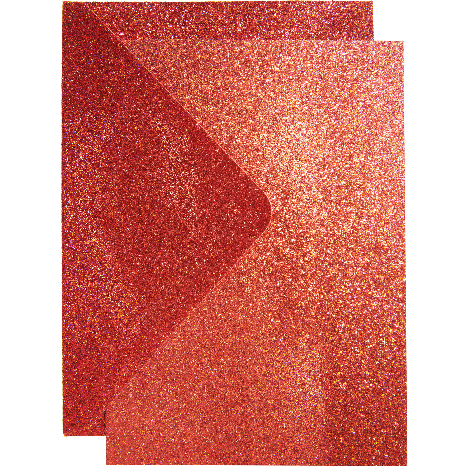 Paper Poetry Karten- und Umschlagset Glitter B6 Rot: 16-teiliges Set mit glitzerndem Finish, ideal für kreative Projekte.