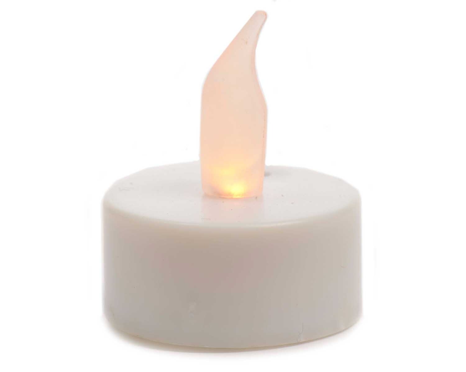 LED Teelicht mit gelber Flamme, 5 cm, von Kaemingk. Ideal für stimmungsvolle Beleuchtung.