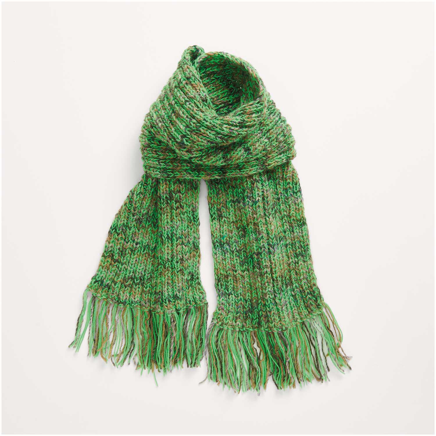Gestrickter Schal: Modell 15 aus dem Heft Rico Kids 12