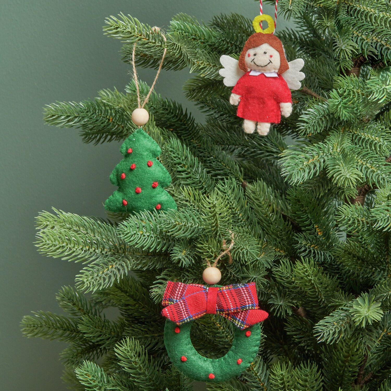 Filztannenbaum Grün 8,5x2,5x6cm von Rico Design