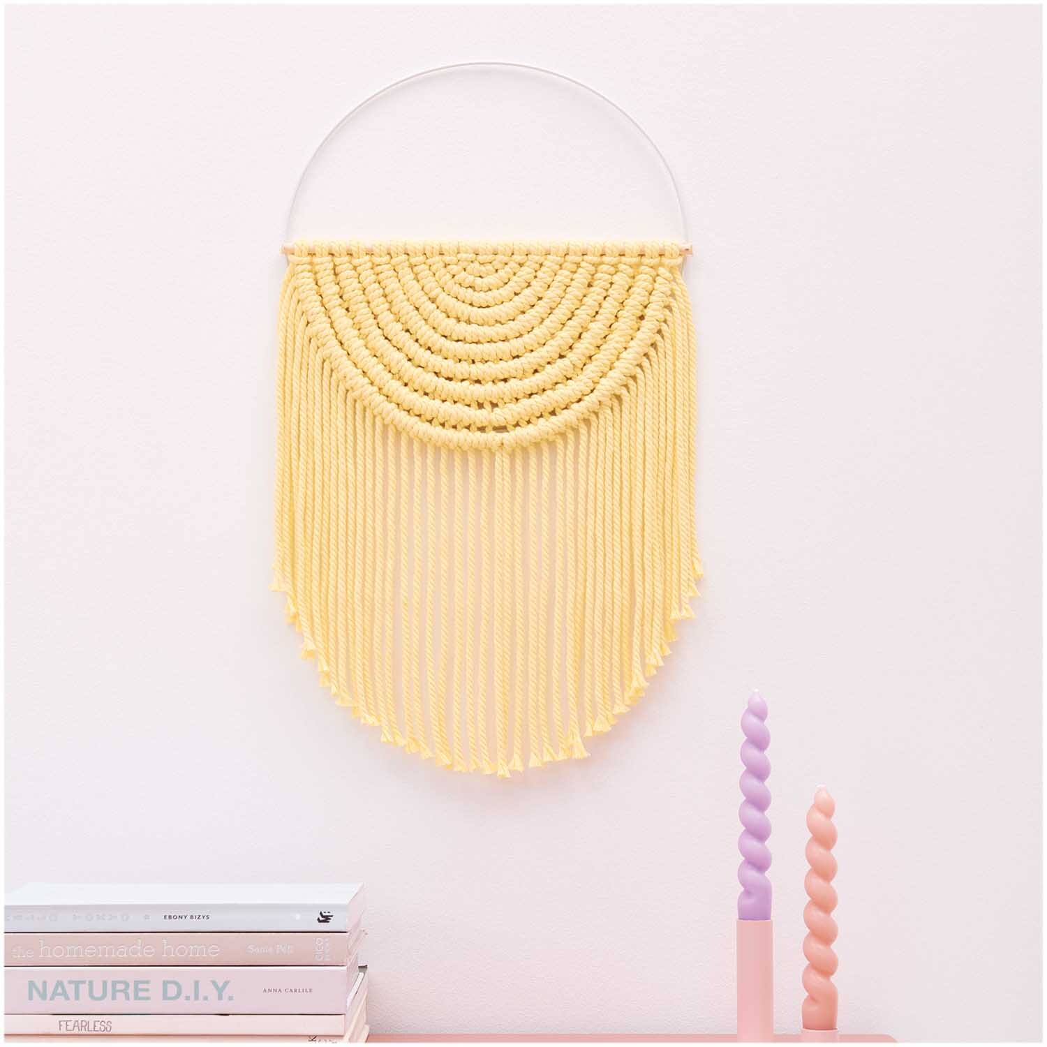 Makramee Set runder Wandbehang I aus Rico Macrame  von Rico Design