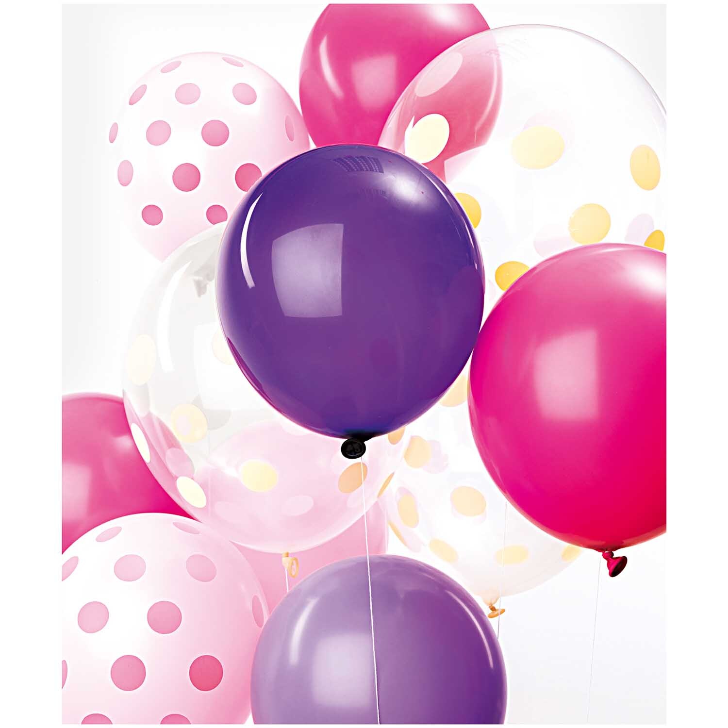 Luftballon Mix Prinzessin 30cm 12 Stück von Rico Design