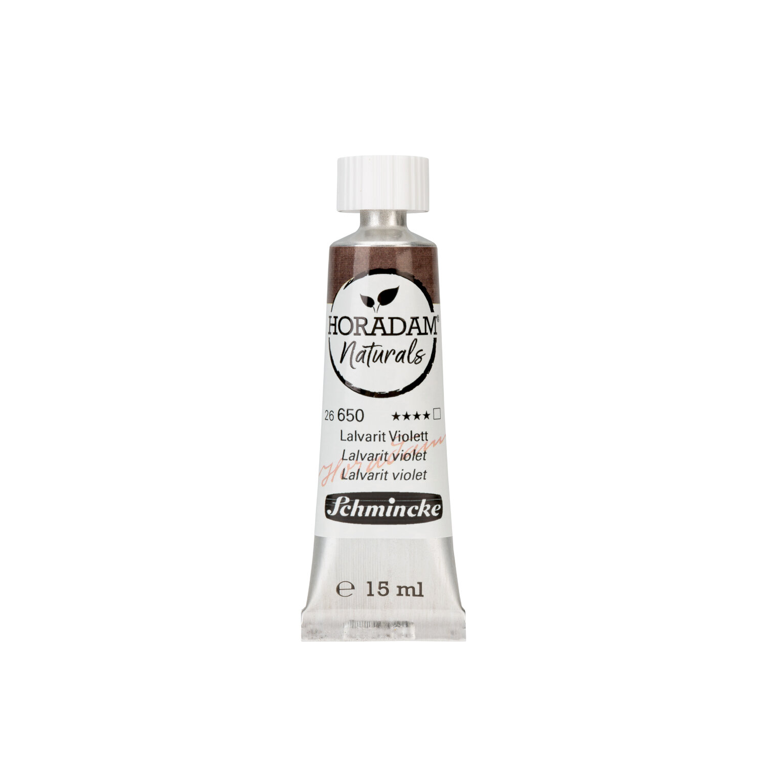 Horadam Naturals: Eine 15ml Tube Schmincke Aquarellfarbe in Lalvarit Violett, ideal für Künstler.