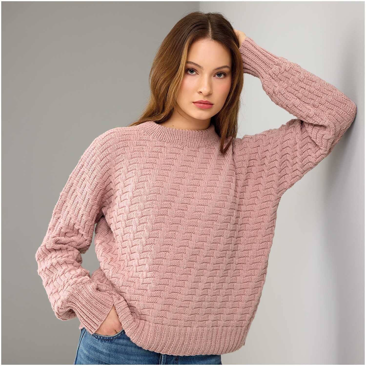 Strickset Pullover Modell 09 aus Die Neue Masche Nr. 7 von idee. Creativmarkt