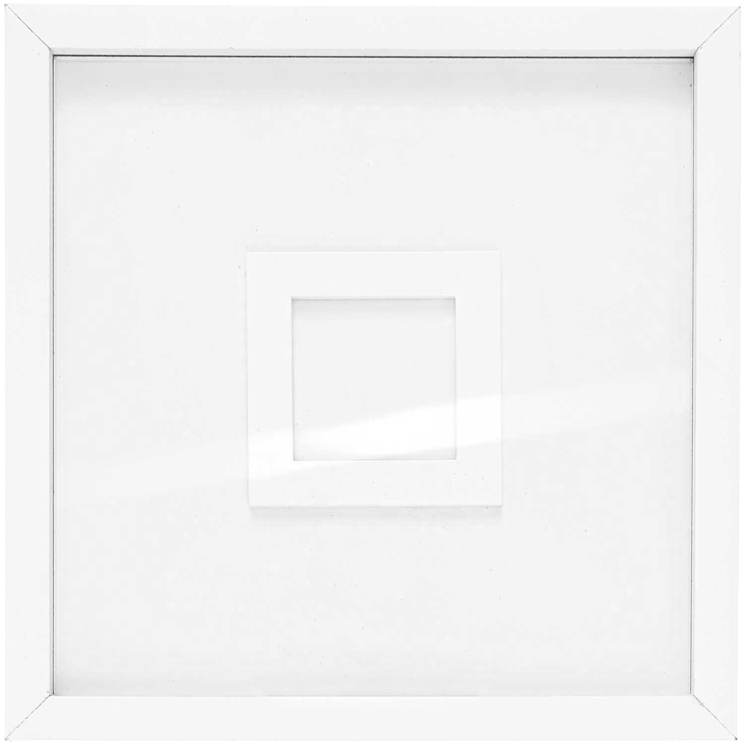 Gästebuch Rahmen von Rico Design, 20x20cm, zeigt einen eleganten weißen Rahmen mit schlichtem Design.